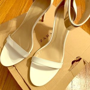 Zara Ankle Zipper Heels